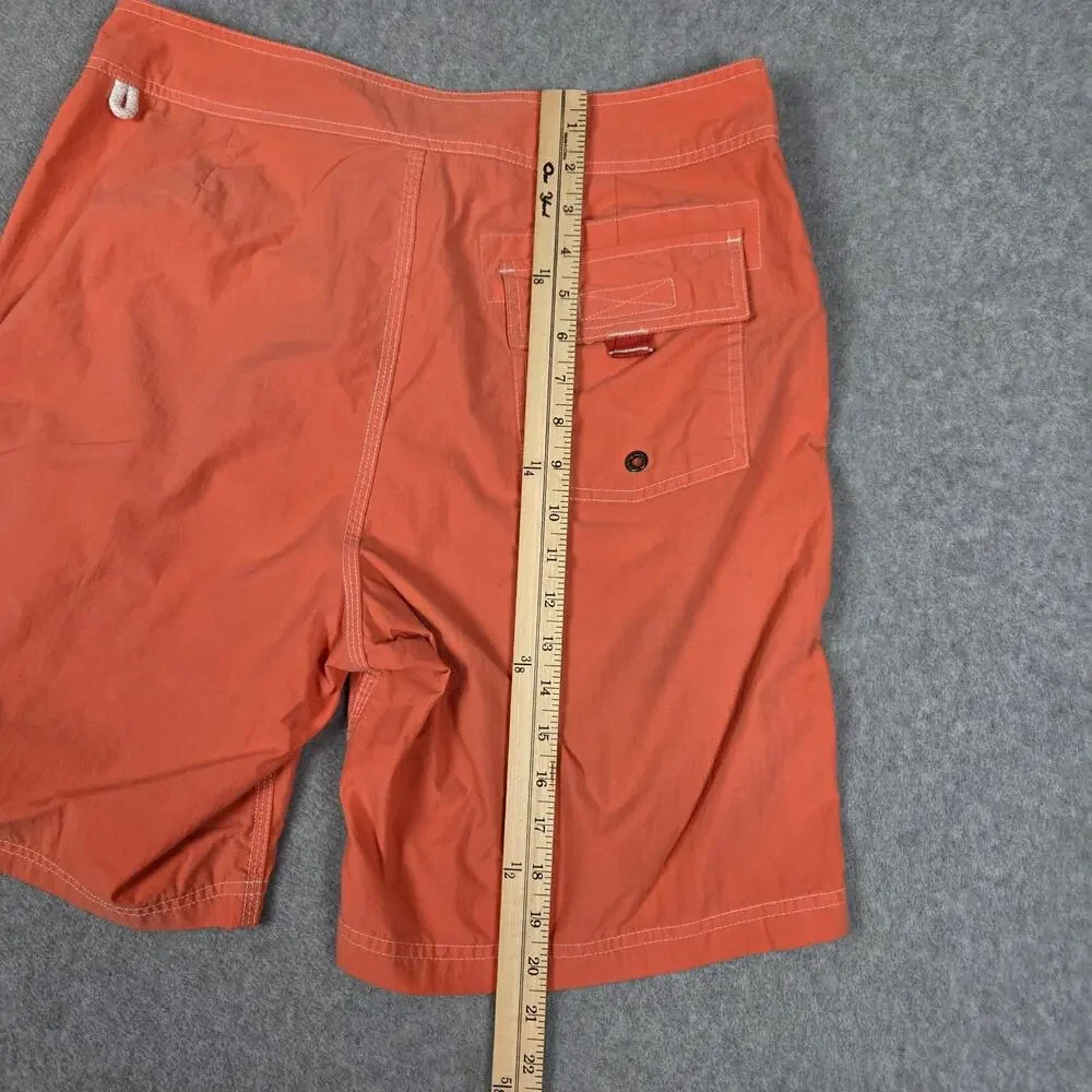 J.Crew Mens 31 Peach color Board Shorts with Drawstring and Pocket